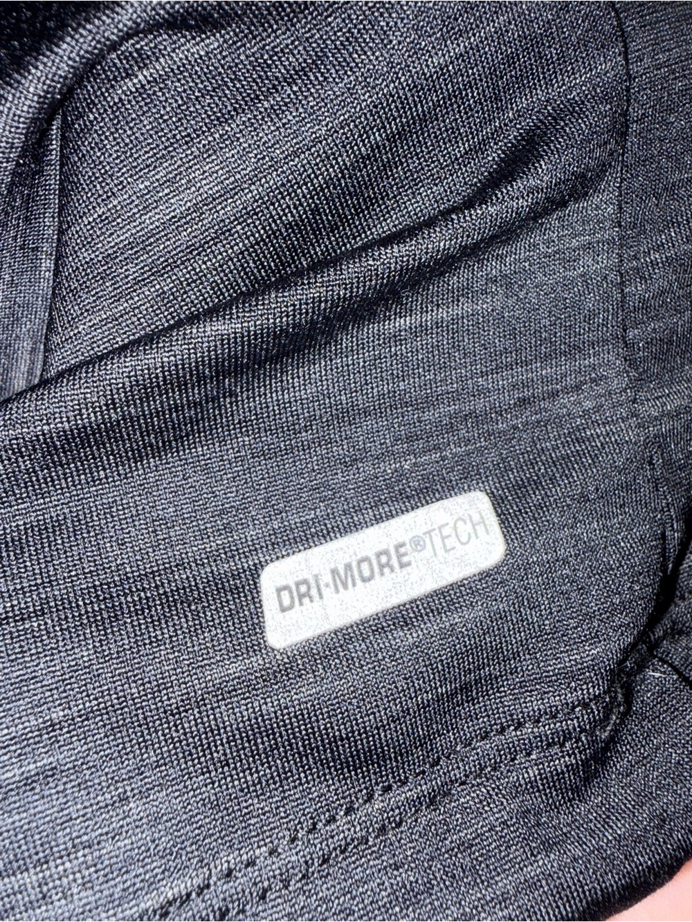Athletic Works Black Mesh Panel Drawstring Tank - Picture 3 of 4